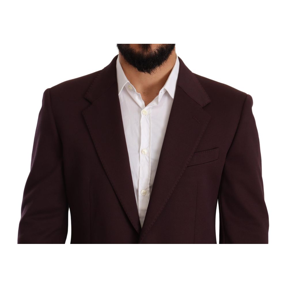 Blazer en coton violet Dolce &amp; Gabbana