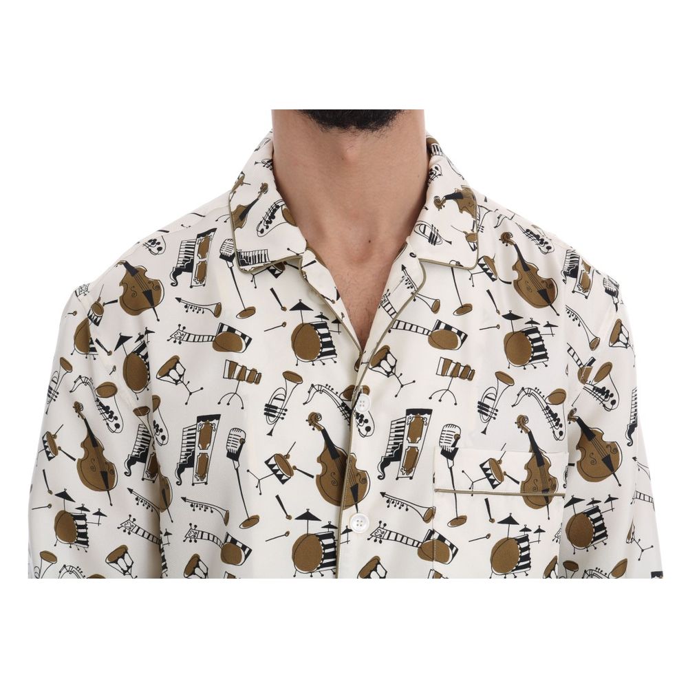 Dolce & Gabbana Multicolor Silk Shirt by Dolce & Gabbana