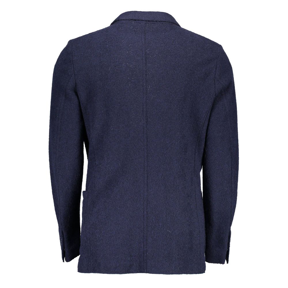 Veste blazer en laine bleue Gant