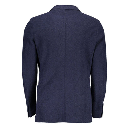 Veste blazer en laine bleue Gant
