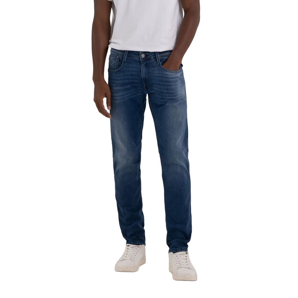 Jean et pantalon en coton bleu Replay