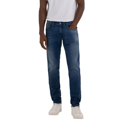 Jean et pantalon en coton bleu Replay