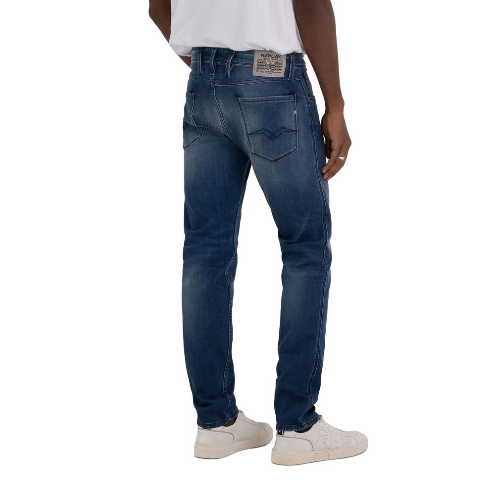 Jean et pantalon en coton bleu Replay