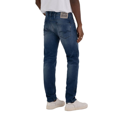 Jean et pantalon en coton bleu Replay