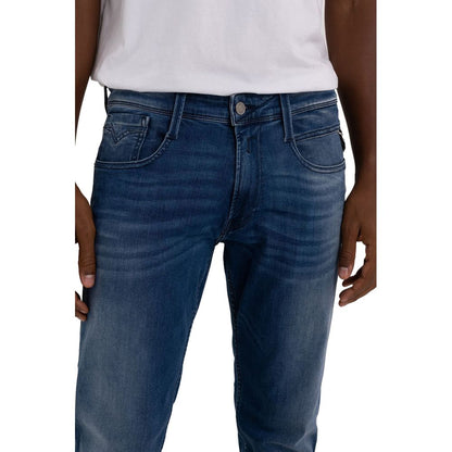 Jean et pantalon en coton bleu Replay