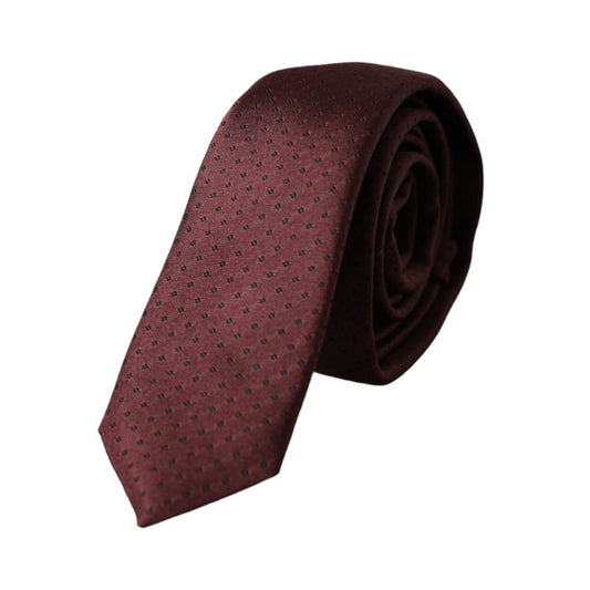 Cravates et nœud papillon en soie marron Dolce &amp; Gabbana