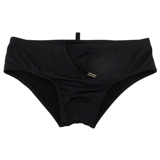 Maillot de bain en polyamide noir Dsquared²