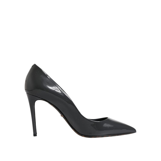 Escarpin en cuir noir Dolce &amp; Gabbana