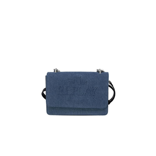 Sac bandoulière Replay en polyester bleu