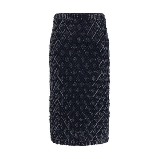 Jupe midi à paillettes PAROSH