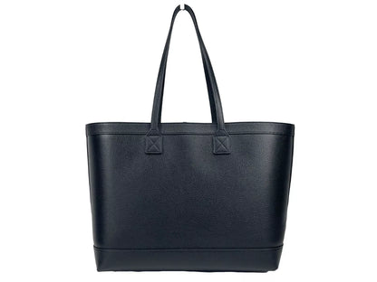 Sac fourre-tout Burberry moyen en cuir grainé noir