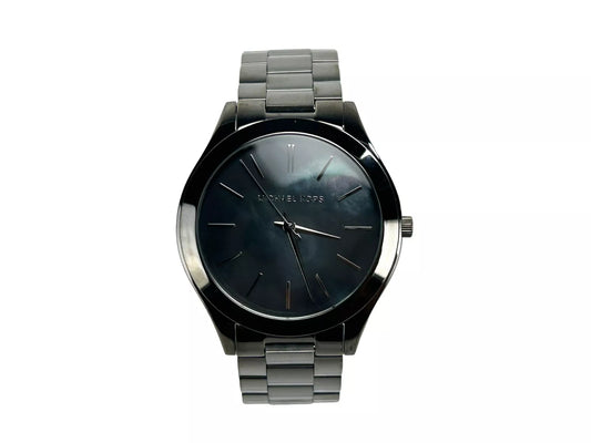 Montre Michael Kors Slim Runway en acier inoxydable couleur bronze MK3413