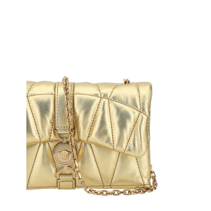 Mini sac à bandoulière Kleio en cuir d'agneau Versace
