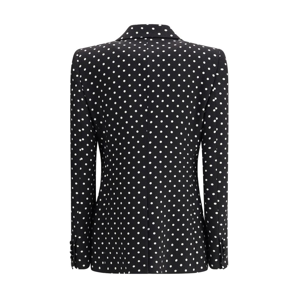 Blazer à simple boutonnage à pois Valentino