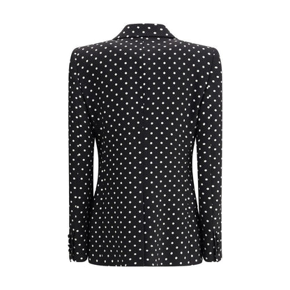 Blazer à simple boutonnage à pois Valentino