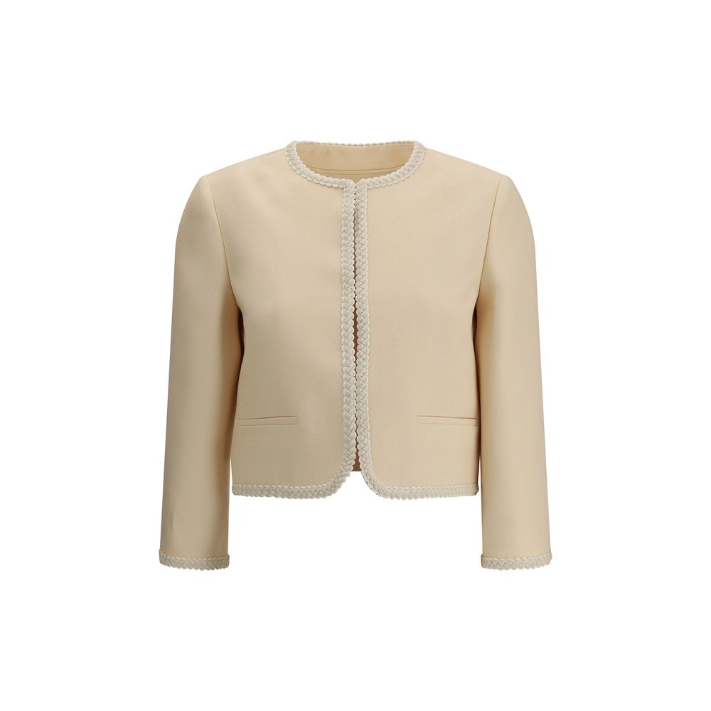 Blazer en crêpe de soie Valentino