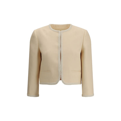Blazer en crêpe de soie Valentino