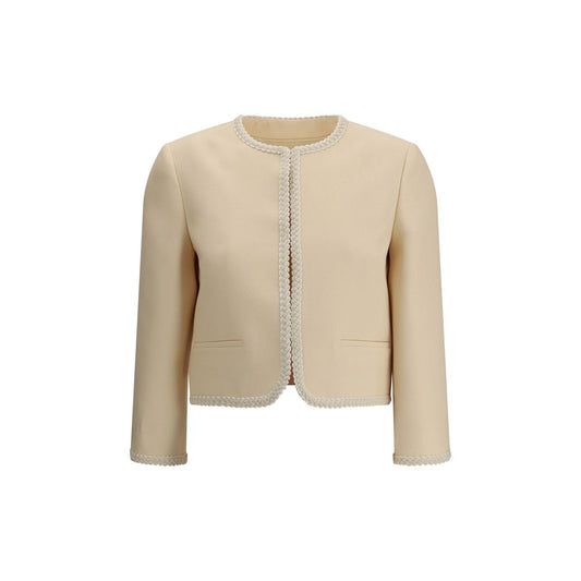 Blazer en crêpe de soie Valentino
