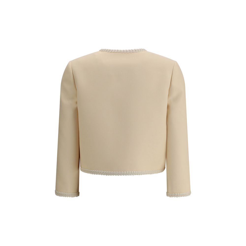 Blazer en crêpe de soie Valentino