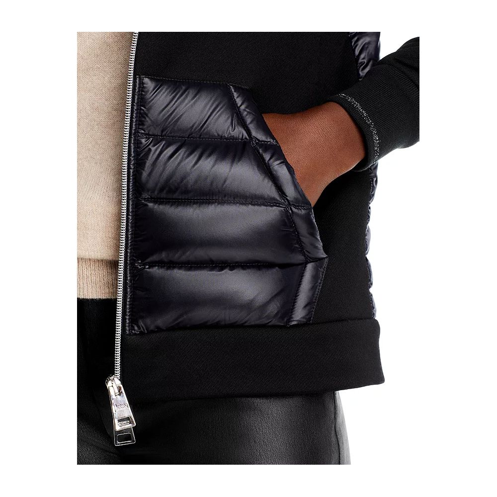 Herno Black Viscose Jackets &amp; Coat