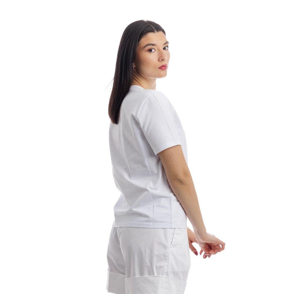 Herno White Cotton Tops & T-Shirt by Herno