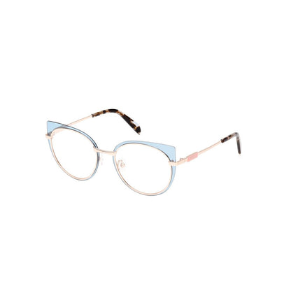Emilio Pucci Blue Metal Frames by Emilio Pucci