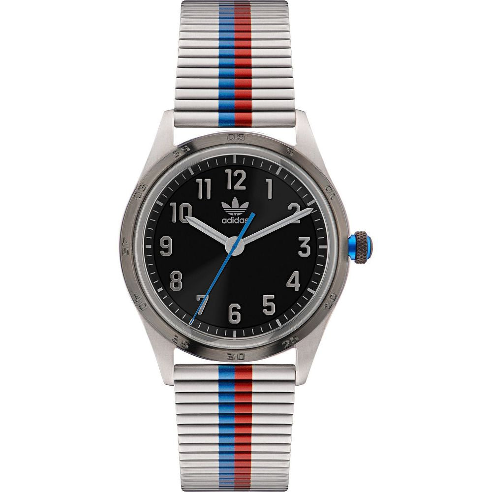 Montre Adidas grise en acier inoxydable