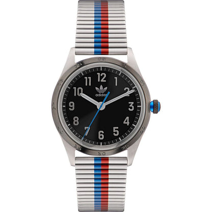 Montre Adidas grise en acier inoxydable