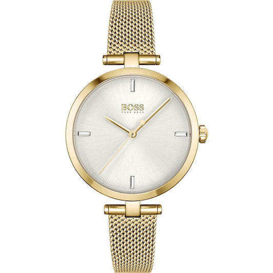 Montre Hugo Boss en acier inoxydable doré