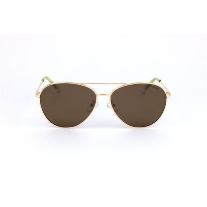 Lunettes de soleil Polaroid en métal doré