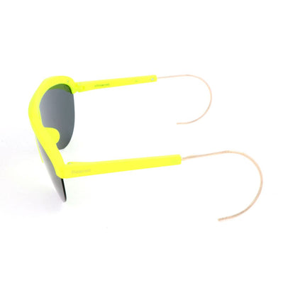 Lunettes de soleil Polaroid en résine jaune