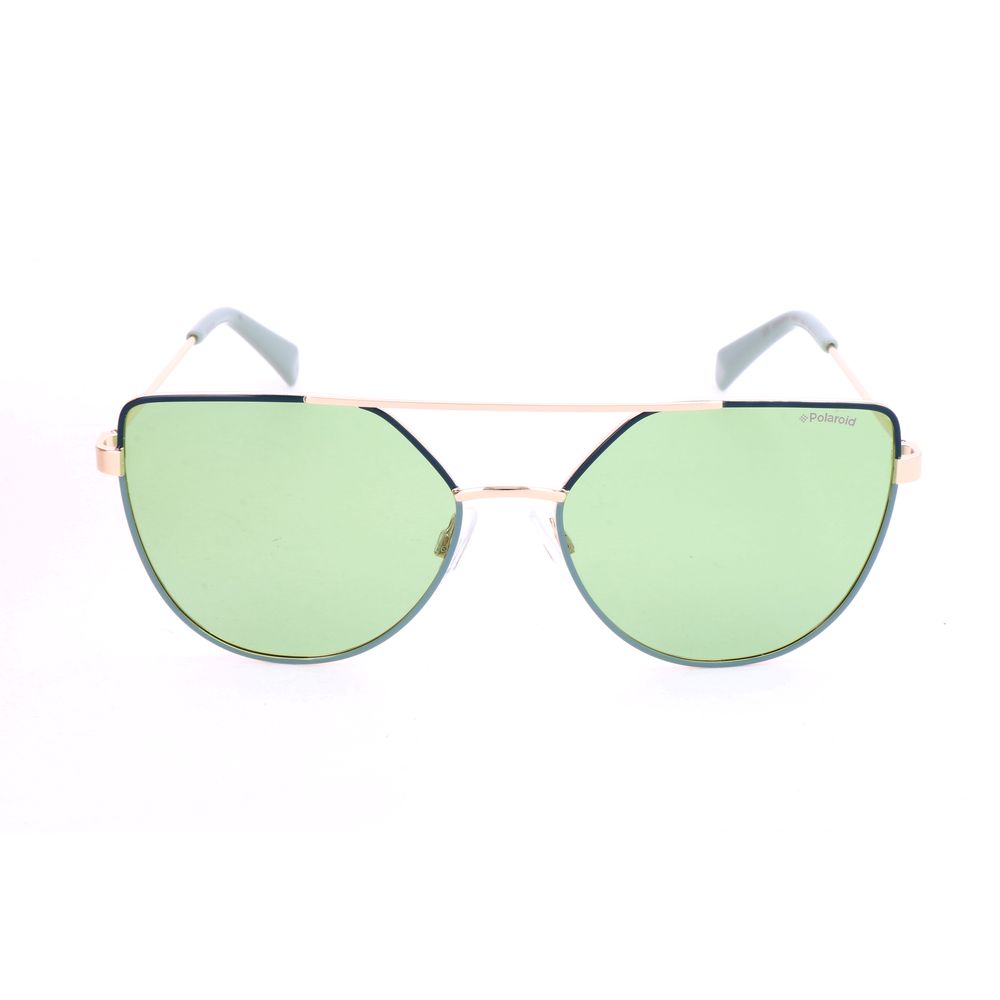 Polaroid Gold Metal Sunglasses by Polaroid