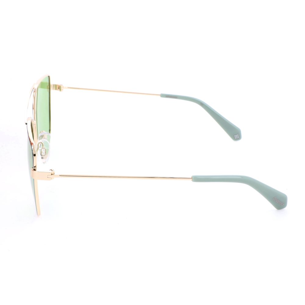 Polaroid Gold Metal Sunglasses by Polaroid