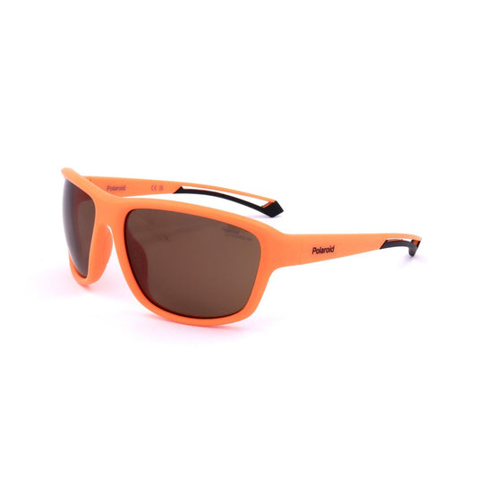 Lunettes de soleil Polaroid en résine orange