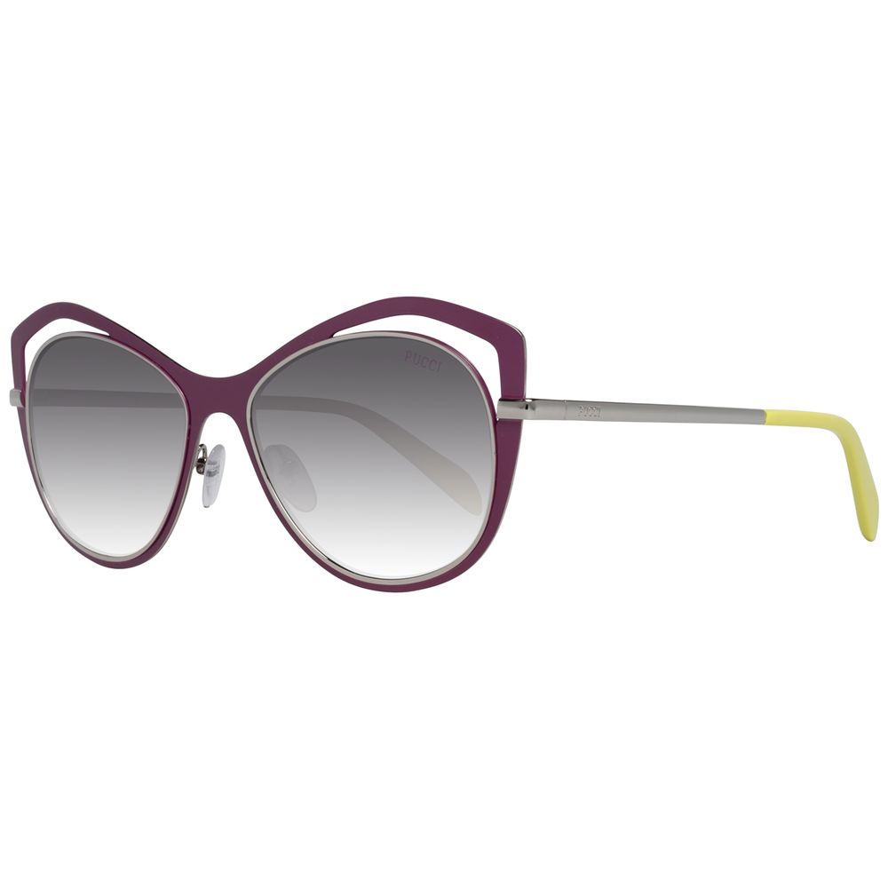 Emilio Pucci Purple Metal Sunglasses by Emilio Pucci