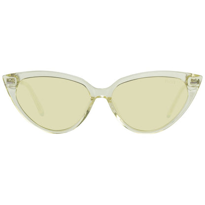 Emilio Pucci Yellow Metal Sunglasses by Emilio Pucci
