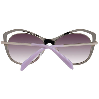 Emilio Pucci Red Metal Sunglasses by Emilio Pucci
