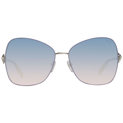 Emilio Pucci Gray Metal Sunglasses by Emilio Pucci
