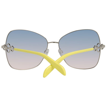 Emilio Pucci Gray Metal Sunglasses by Emilio Pucci