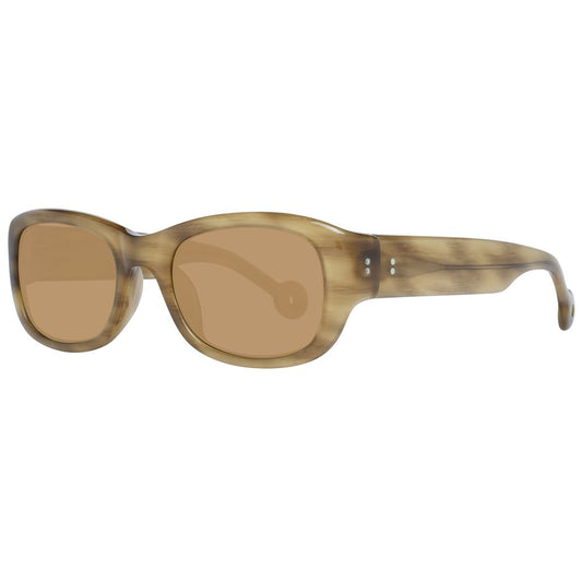 Lunettes de soleil en plastique marron Hally&amp;Son