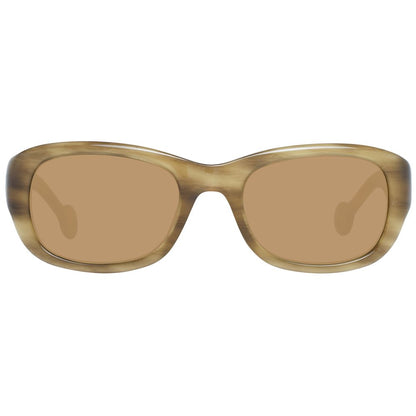 Lunettes de soleil en plastique marron Hally&amp;Son