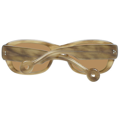 Lunettes de soleil en plastique marron Hally&amp;Son