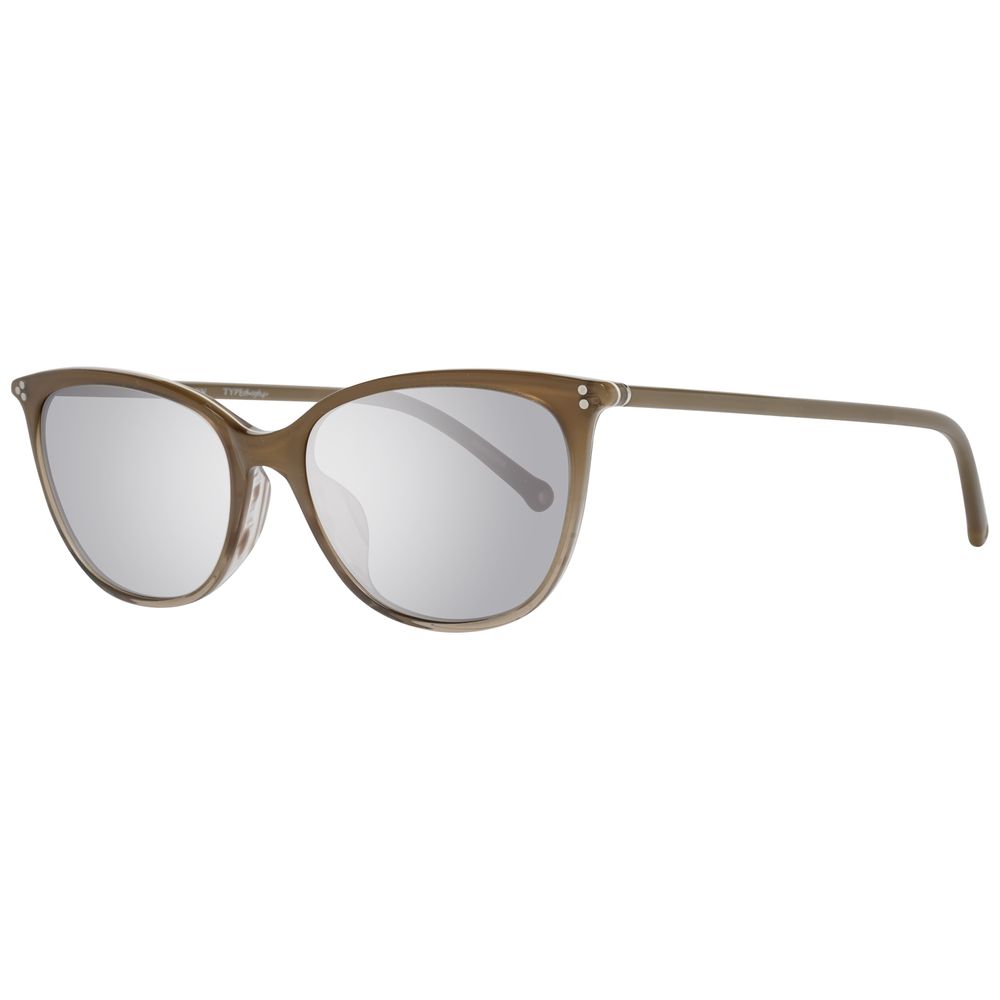 Lunettes de soleil en plastique marron Hally&amp;Son