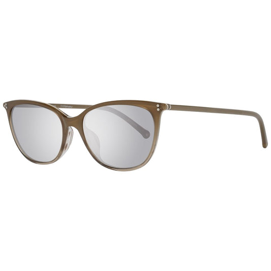 Lunettes de soleil en plastique marron Hally&amp;Son