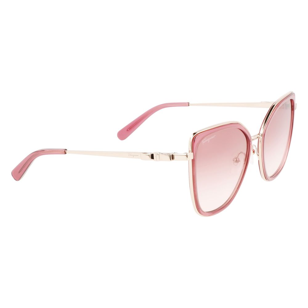 Ferragamo Multicolor Metal Sunglasses by Ferragamo