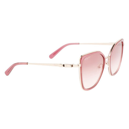 Ferragamo Multicolor Metal Sunglasses by Ferragamo