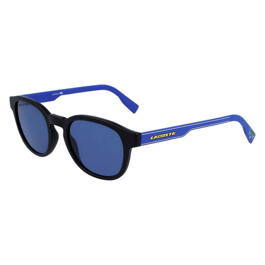 Lunettes de soleil Lacoste noires injectées