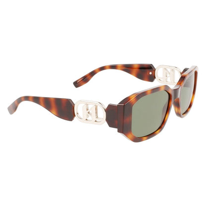 Karl Lagerfeld Brown Injected Sunglasses by Karl Lagerfeld