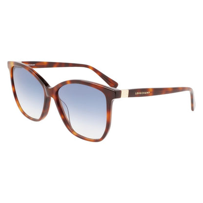 Longchamp Brown Acetate Sunglasses by Longchamp