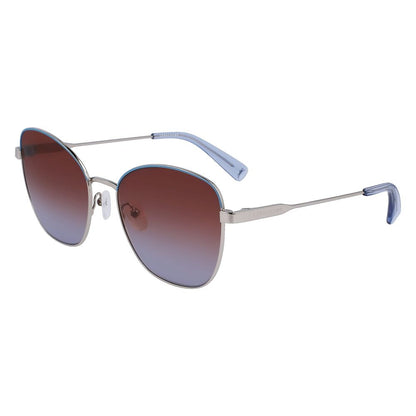 Longchamp Gray Metal Sunglasses by Longchamp